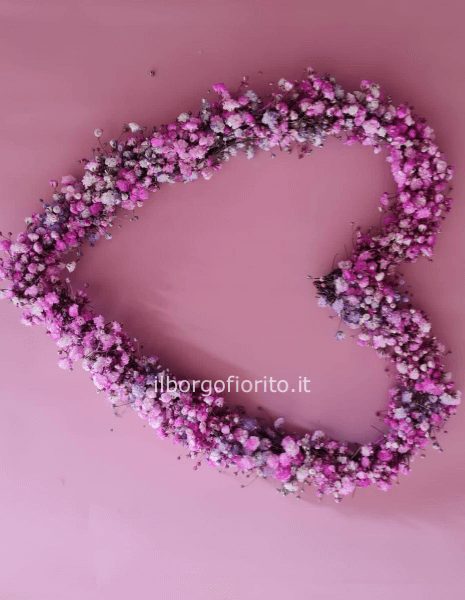 Cuore di gypsofila.